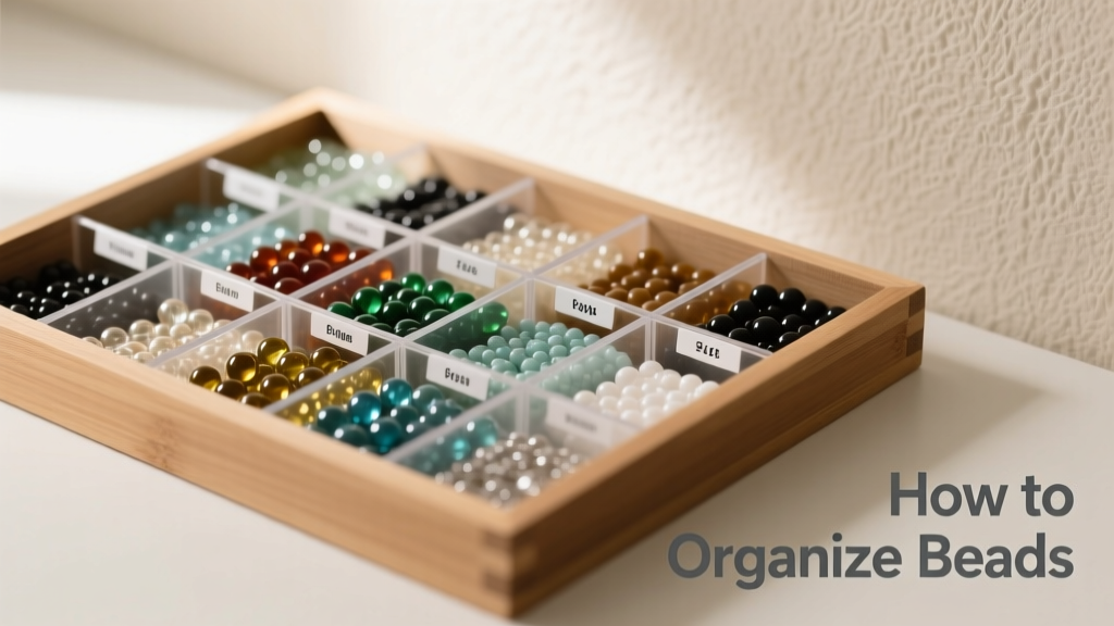 How To Organize Beads: A Practical, Space-Smart System for Jewelry Makers