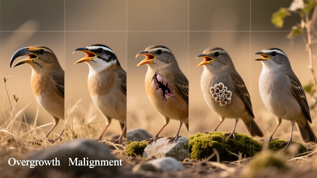 5 Common Bird Beak Health Problems