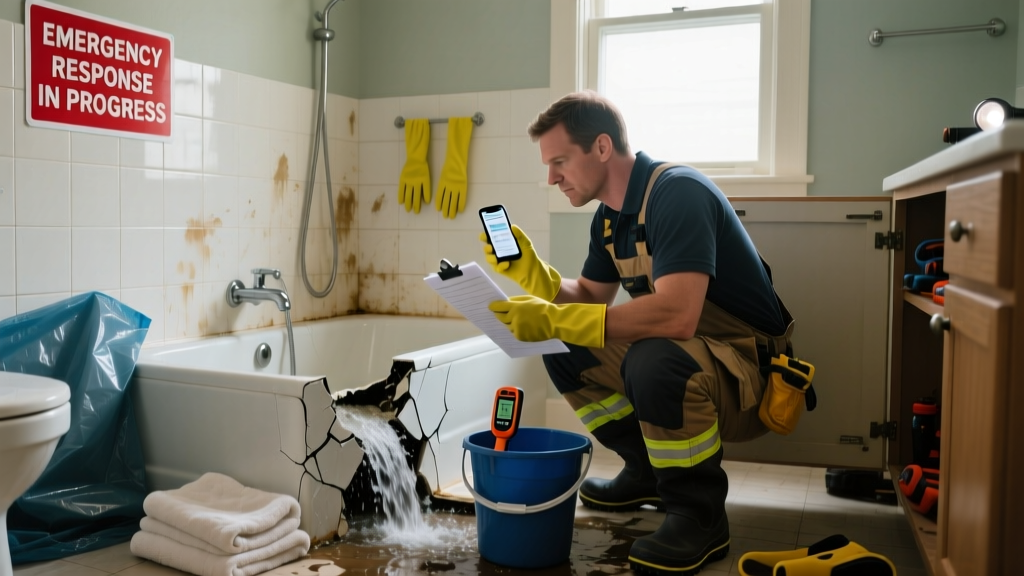 Shower Pan Failure: Emergency Response Guide