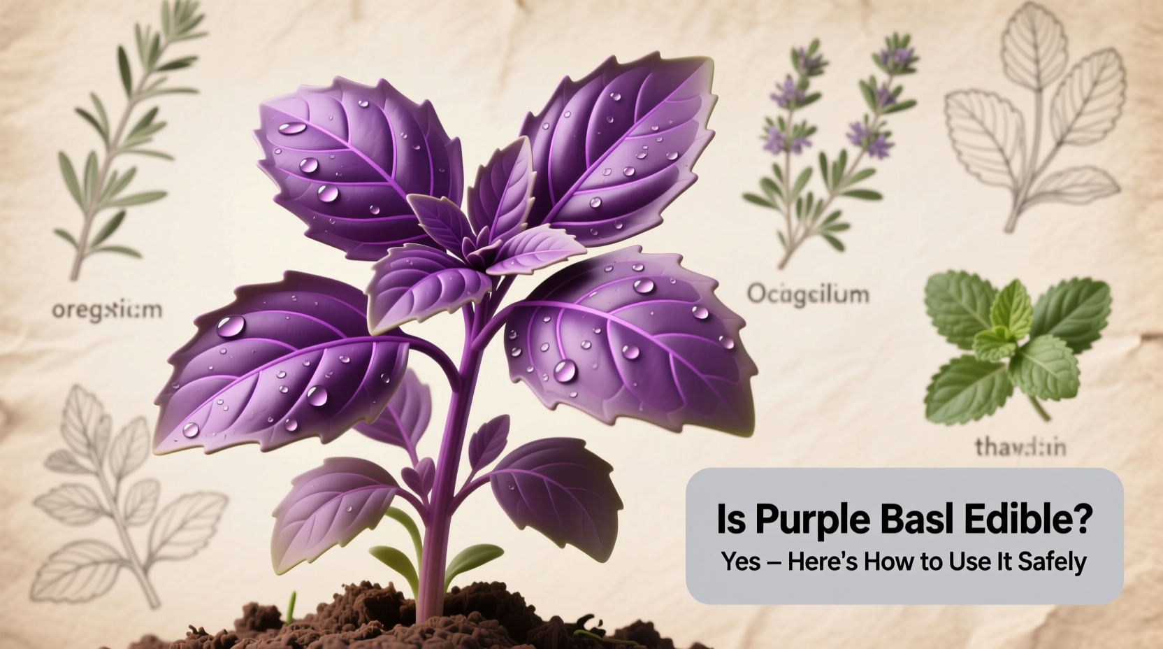 Purple Basil: 5 Safe Ways to Use It | TheHomeSprouts