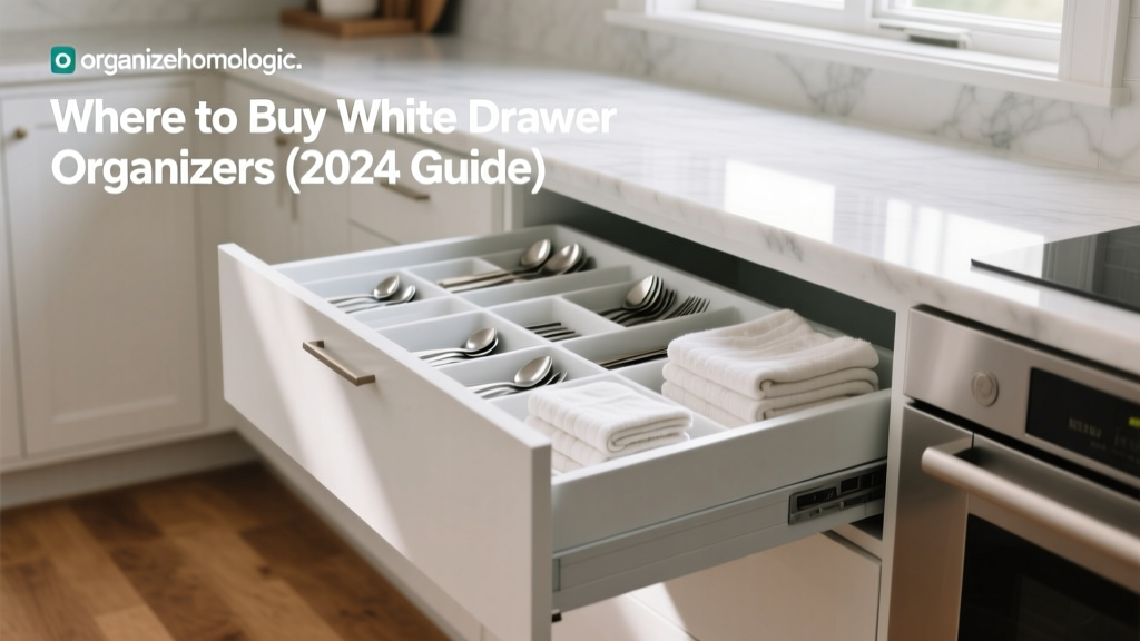 Where to Buy White Drawer Organizers (2024 Guide)