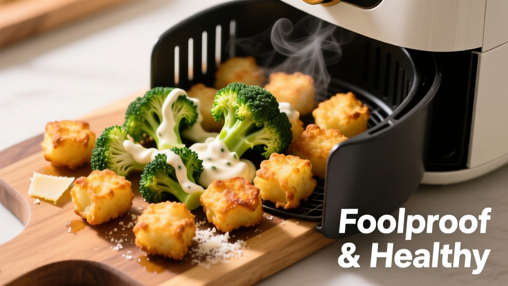 Crispy Broccoli Ranch Tots in Air Fryer