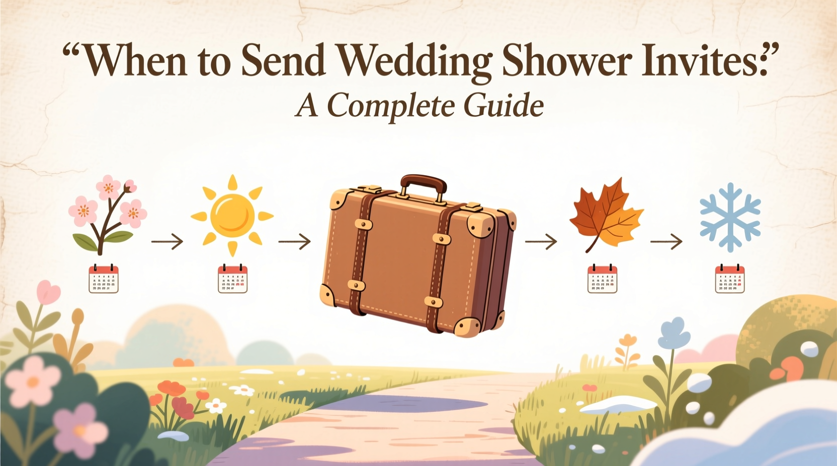 when to send wedding shower invites