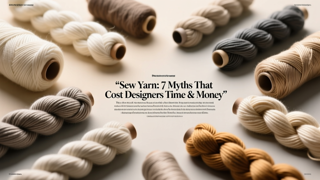 Sew Yarn: 7 Myths That Cost Designers Time & Money