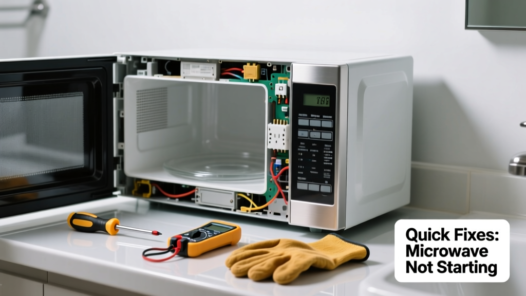 Microwave Not Starting in Bathroom: Quick Fixes
