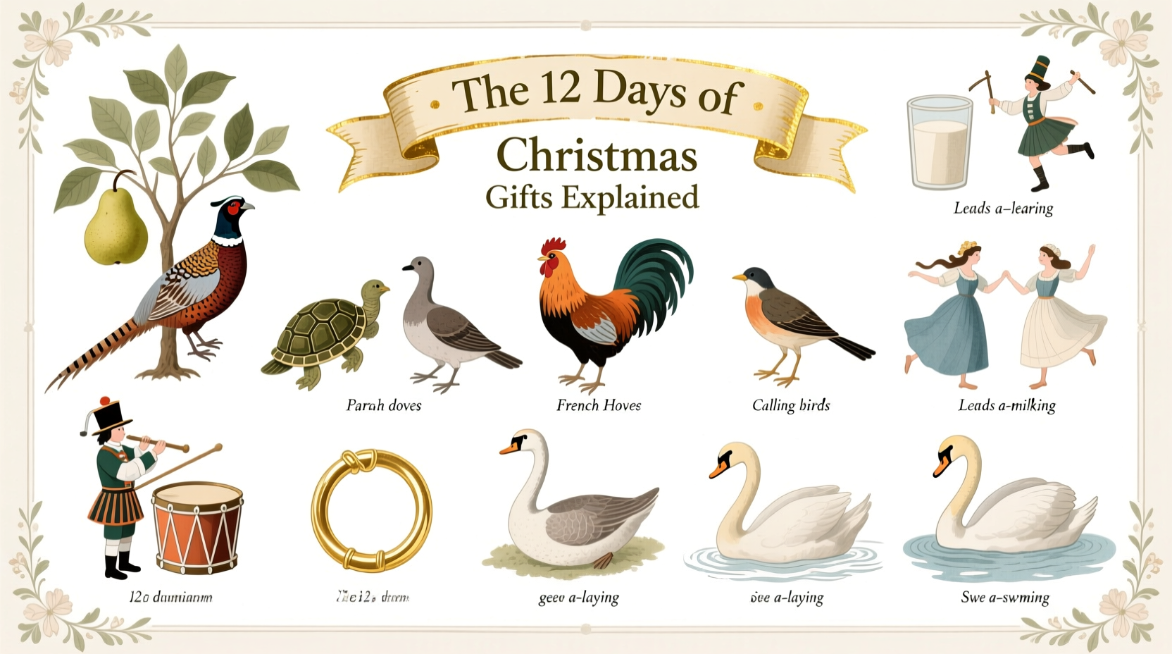 what are the 12 days of christmas presents