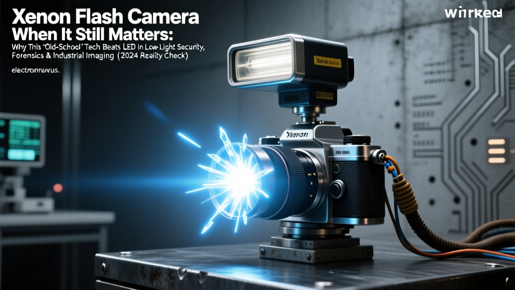 Xenon Flash Camera When It Still Matters: Why This 'Old-School' Tech Beats LED in Low-Light Security, Forensics & Industrial Imaging (2024 Reality Check)
