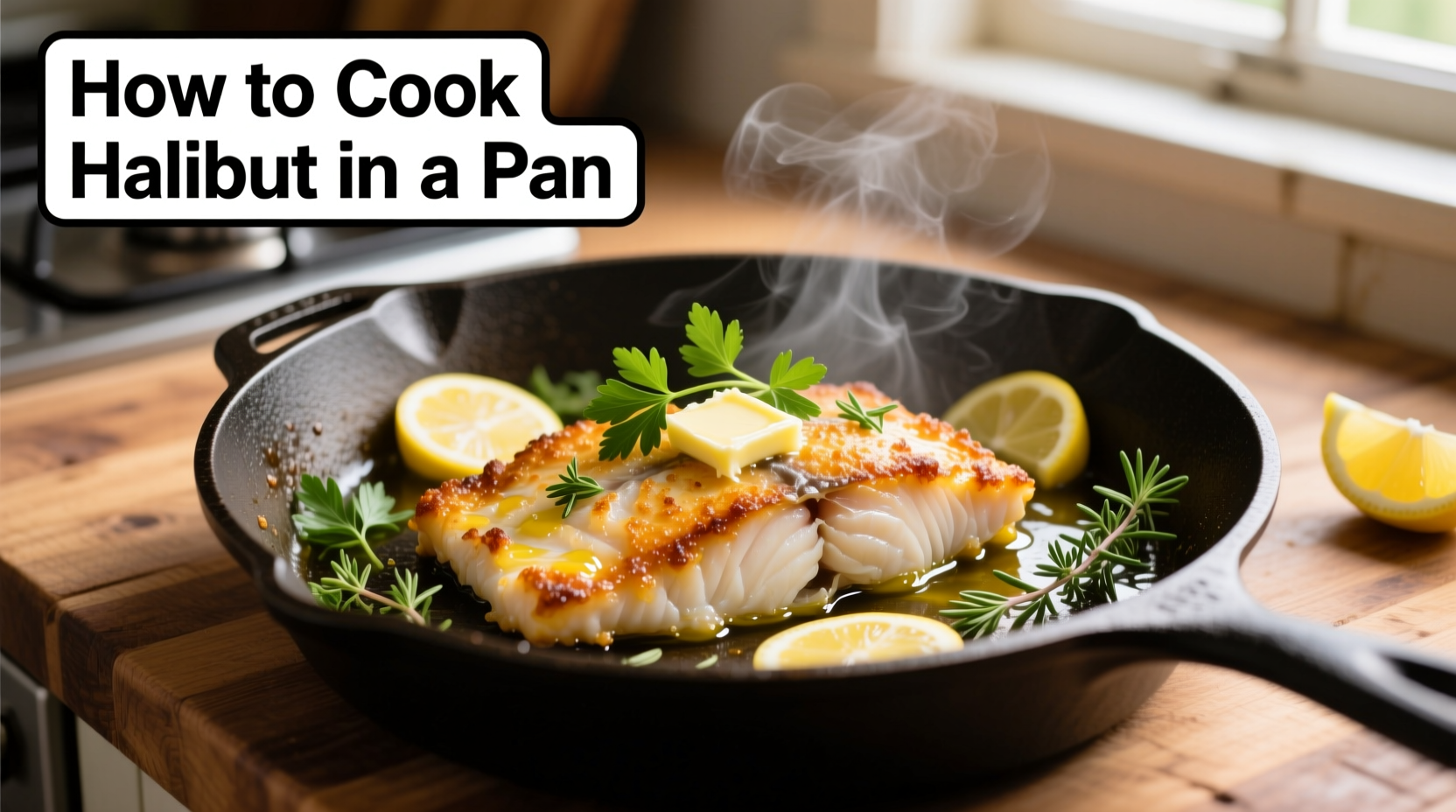 how to cook halibut in a pan