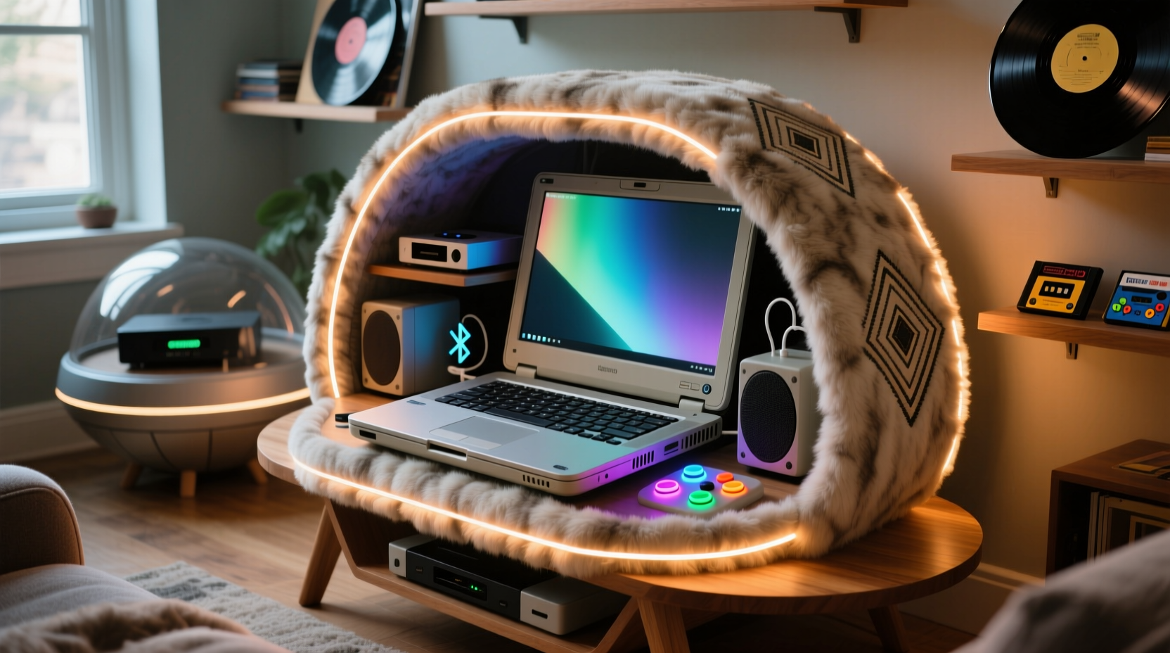 turn your old laptop into a diy hideaway media center f