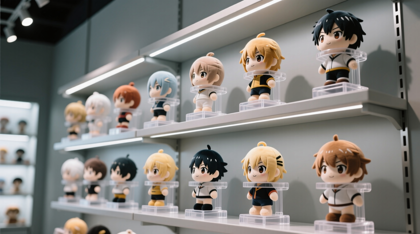 upright anime plush storage tips