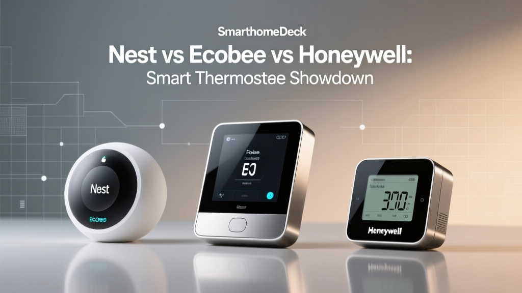 Nest vs Ecobee vs Honeywell: Smart Thermostat Showdown