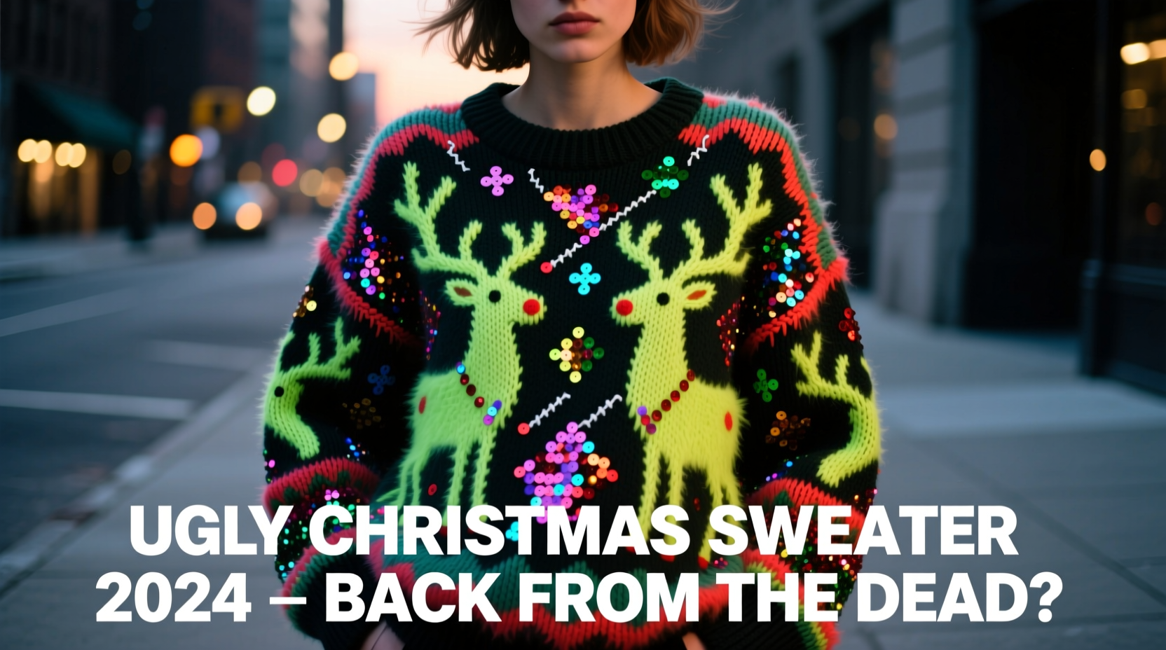 ugly christmas sweater fashion trends 2024 are they making a comeback online