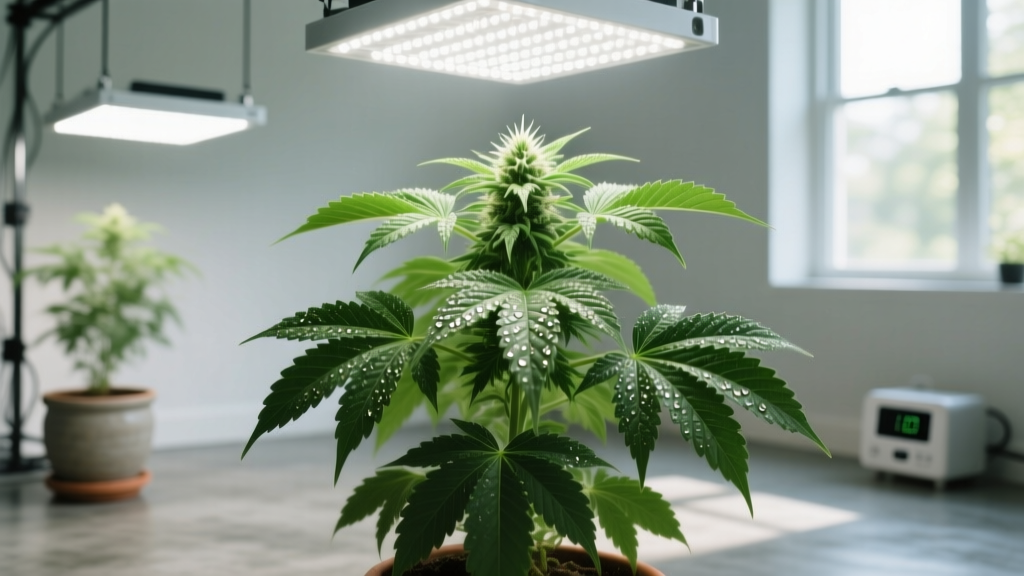 Indoor Cannabis Growth Under Bright Light (2026)