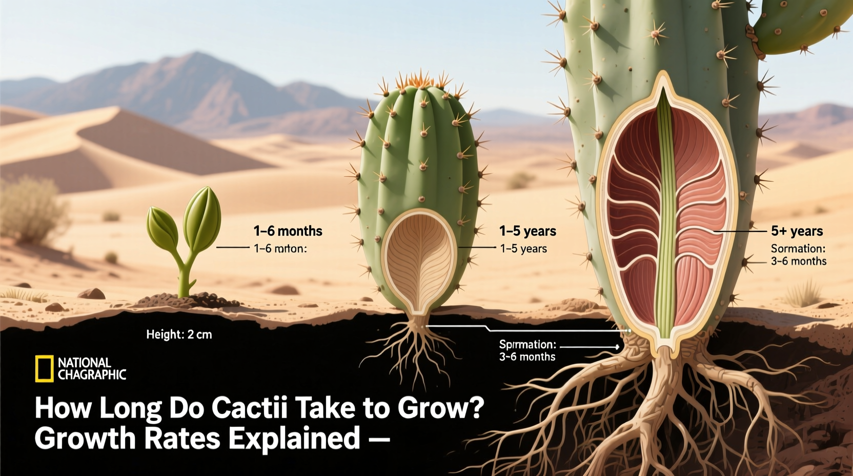 Cactus Growth Timeline: 5 Species Compared | TheHomeSprouts