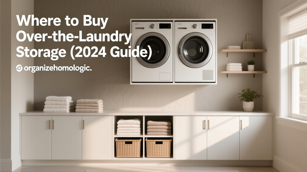 Where to Buy Over-the-Laundry Storage (2024 Guide)