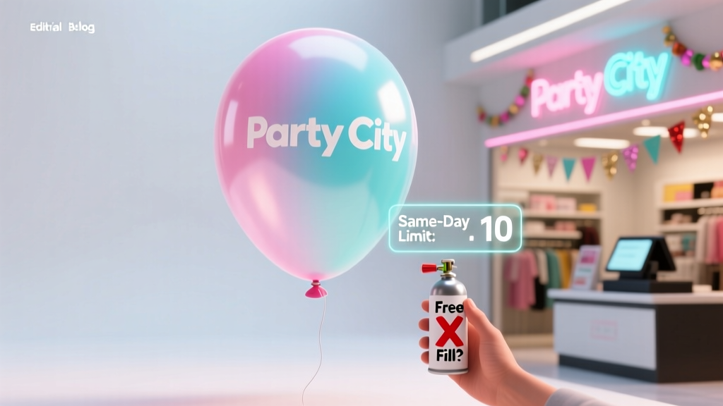 Party City Balloon Inflation: Free Options, Fees & Limits