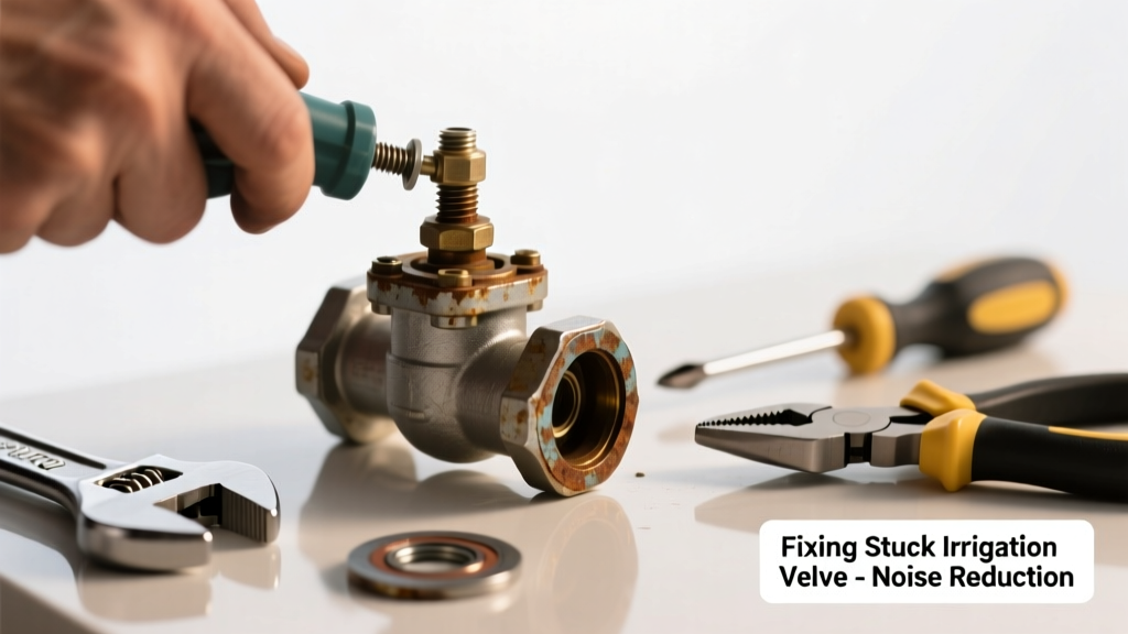 Fixing a Stuck Irrigation Valve Making Noise