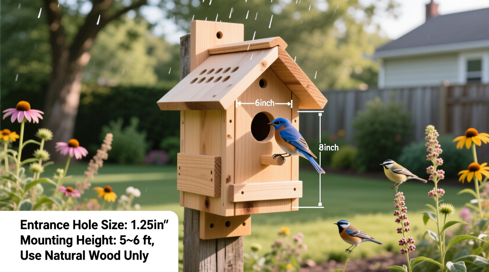 how to build a birdhouse that actually attracts nesting birds