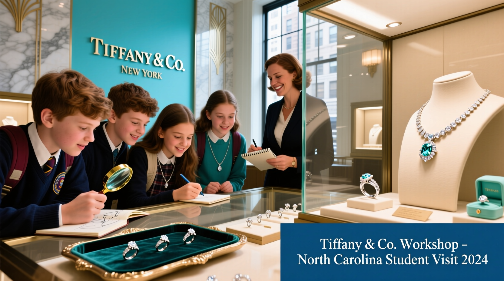north carolina at students visit tiffany co jewelry design innovation workshop 2