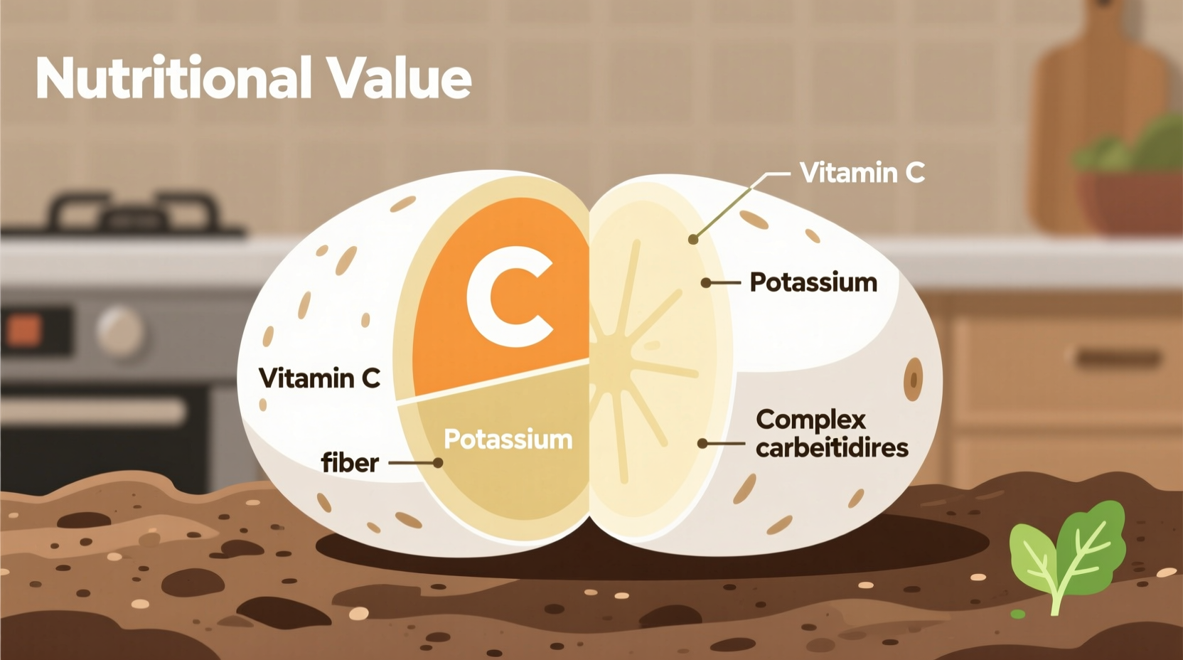 nutritional value of a white potato