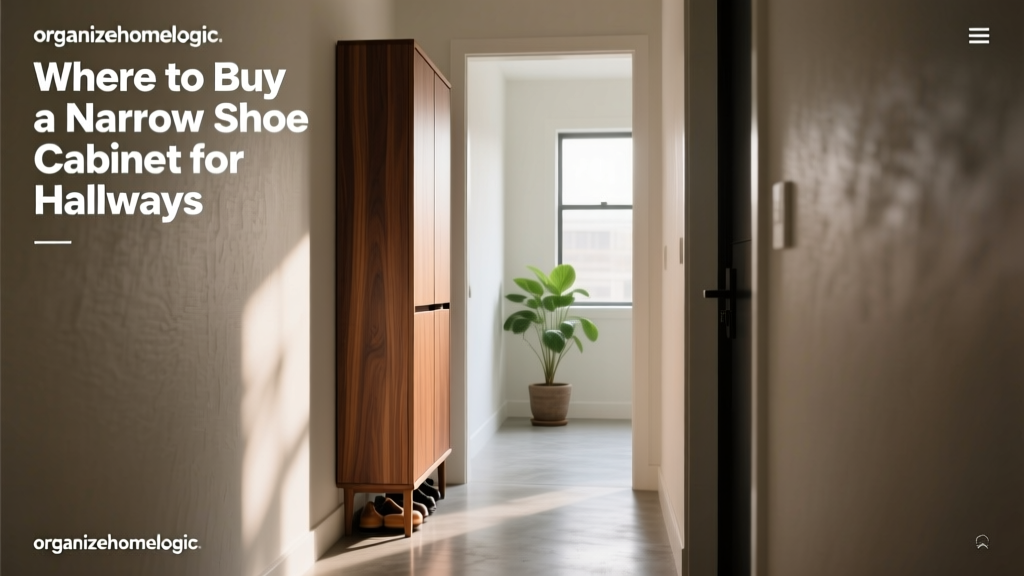 Where to Buy a Narrow Shoe Cabinet for Hallways