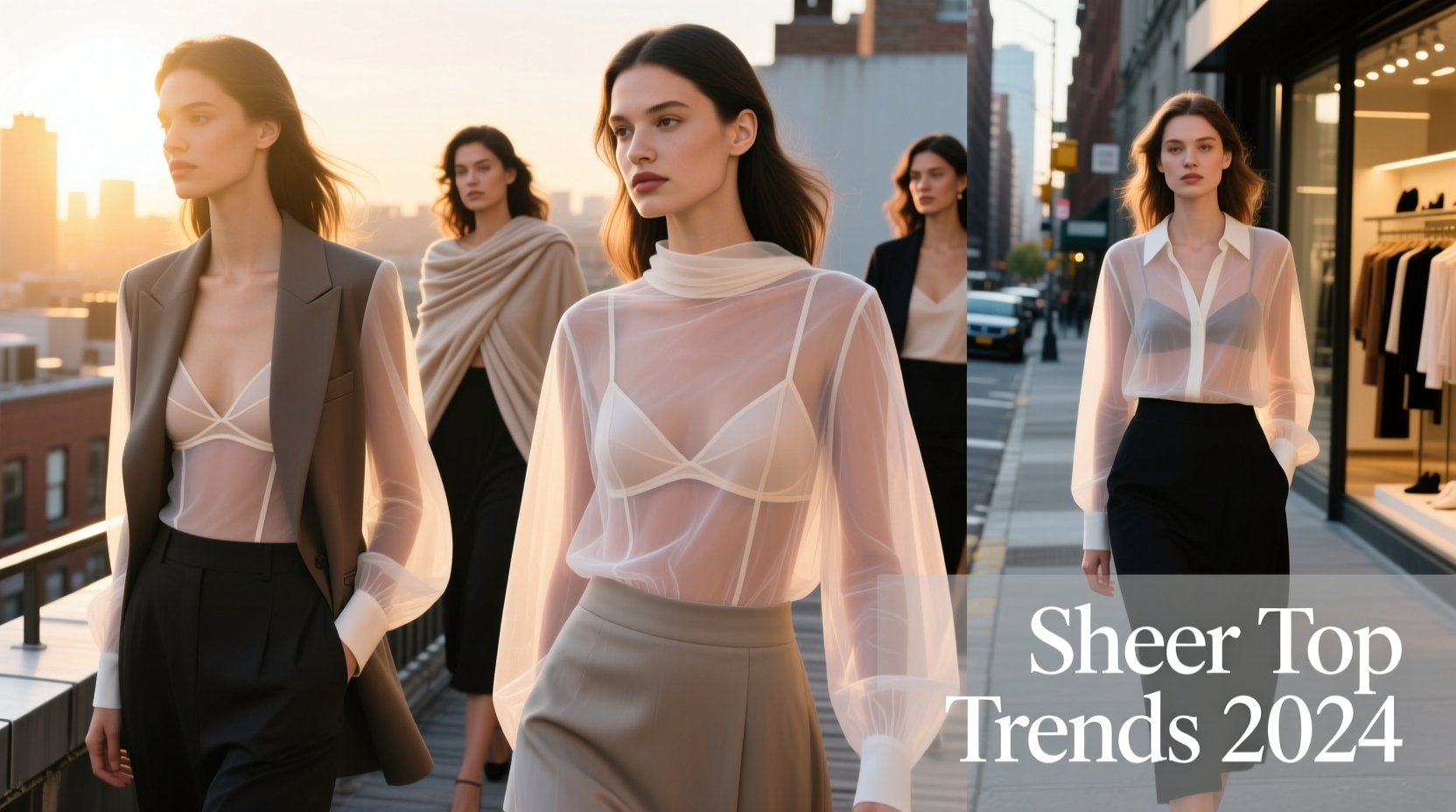 why are sheer tops trending and how to layer them modestly