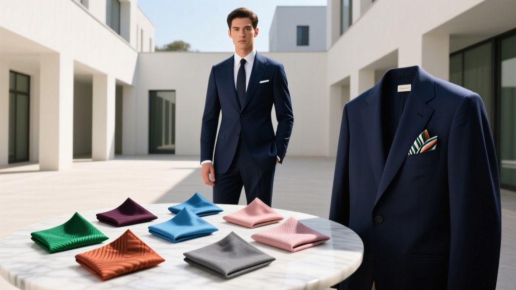 Best Pocket Square Colors for Navy Suit (2024 Guide)
