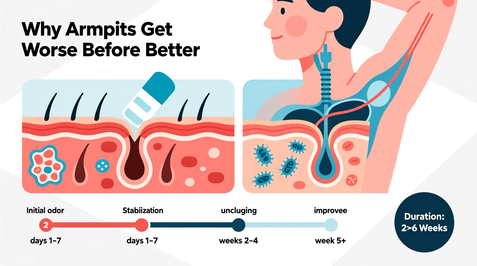 natural deodorant transition why armpits get worse before better and how long it lasts