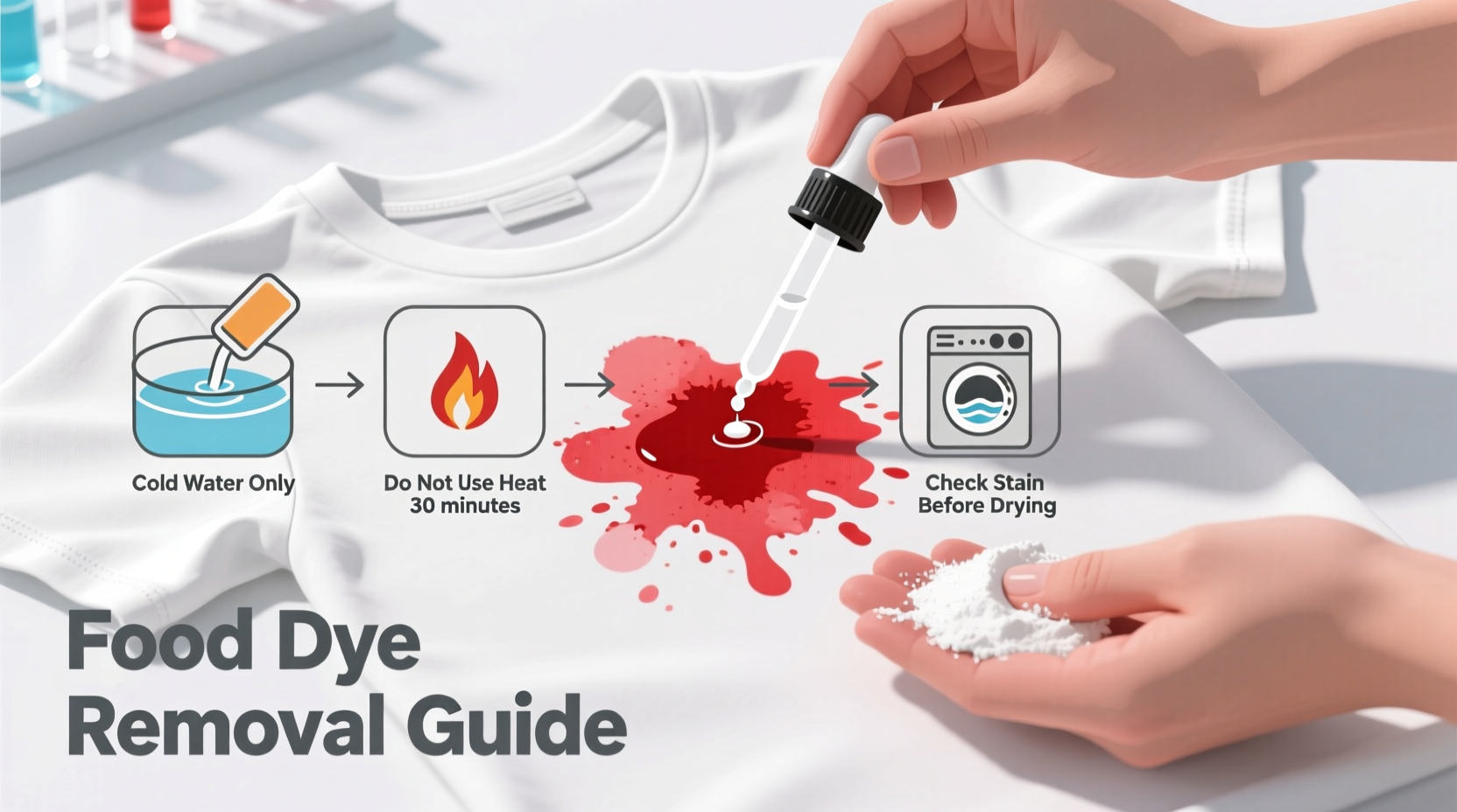 How to Remove Food Dye Stains from Clothes: Fast Methods