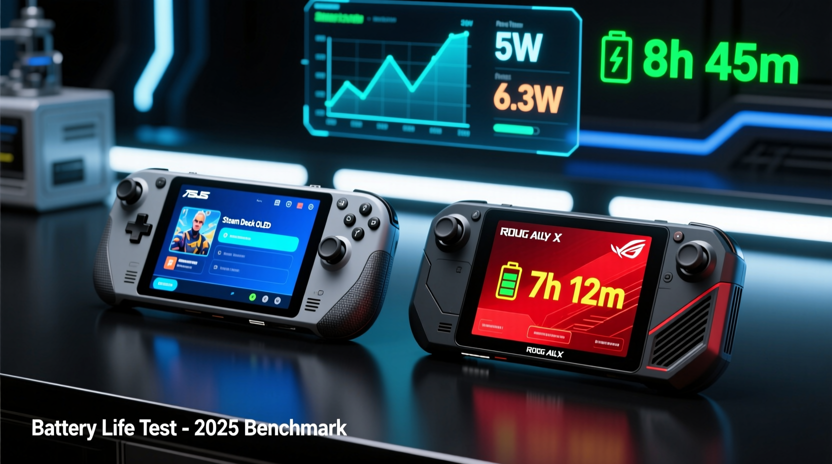 steam deck oled vs asus rog ally x which handheld is actually better for battery life in 2025