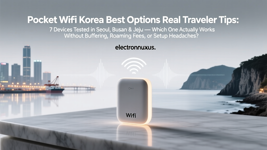 Pocket Wifi Korea Best Options Real Traveler Tips: 7 Devices Tested in Seoul, Busan & Jeju — Which One Actually Works Without Buffering, Roaming Fees, or Setup Headaches?