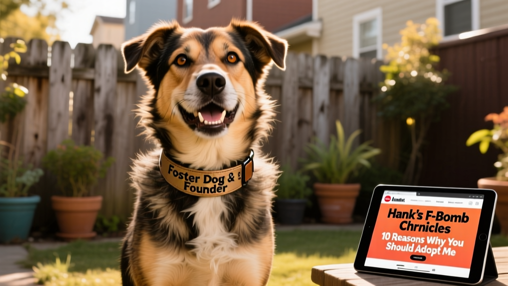 10 Reasons Why You Should Adopt Hank, the Foster Dog Who Inspired His Own Website Filled With F-Bombs