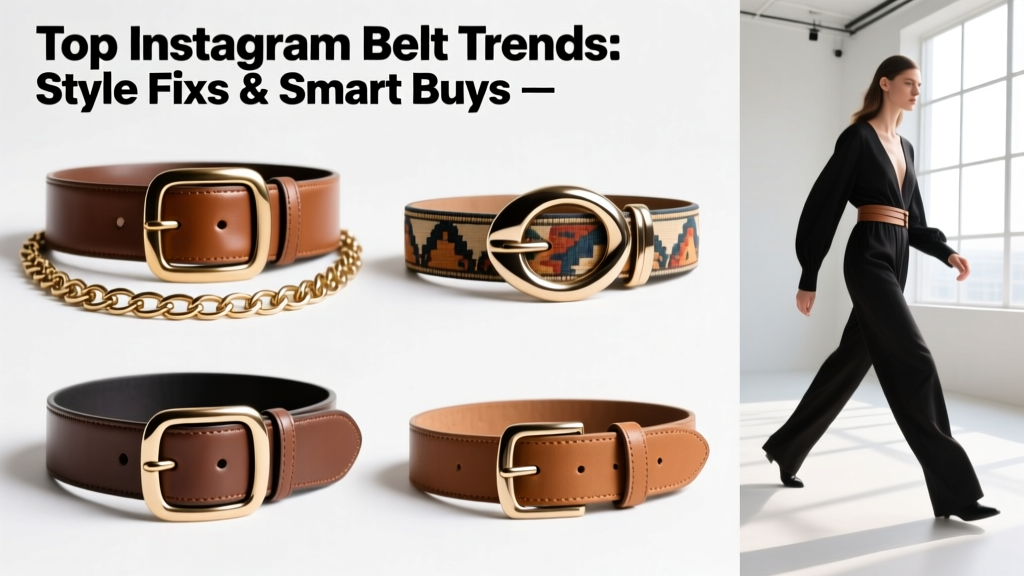 Top Instagram Belt Trends: Style Fixes & Smart Buys