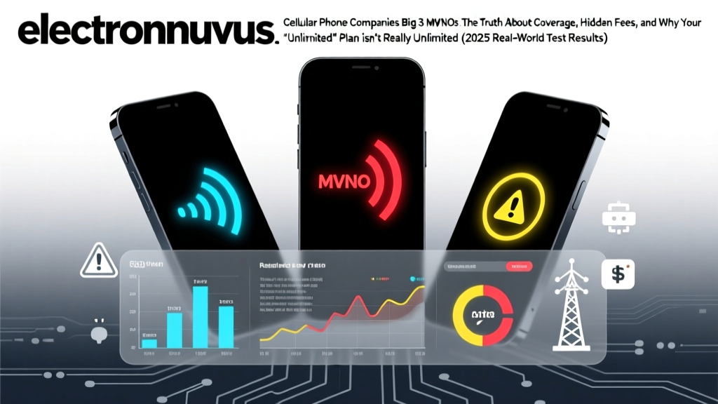 Cellular Phone Companies Big 3 MVNOs Explained: The Truth About Coverage, Hidden Fees, and Why Your 'Unlimited' Plan Isn’t Really Unlimited (2025 Real-World Test Results)