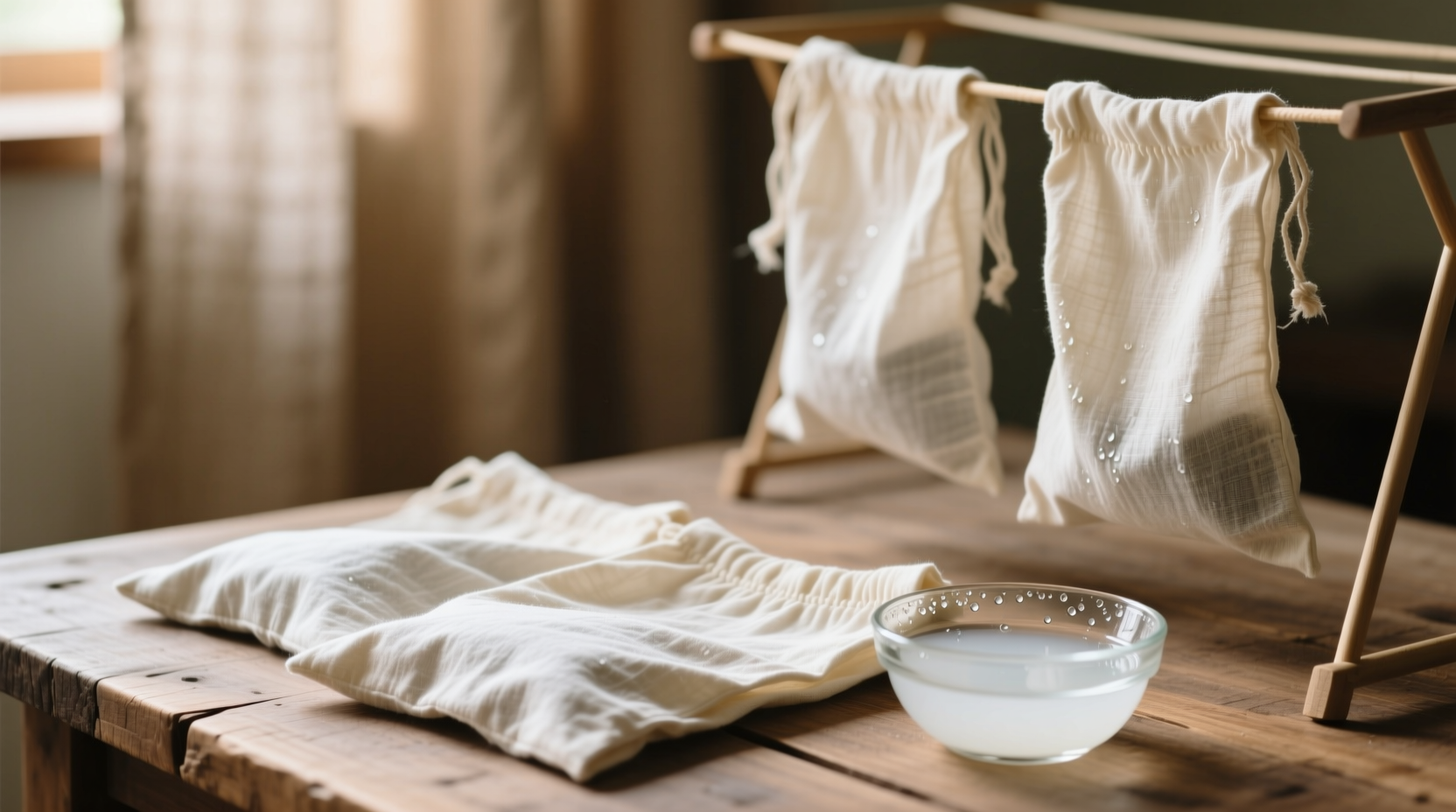 eco friendly cleaning tips sanitize cotton produce bags