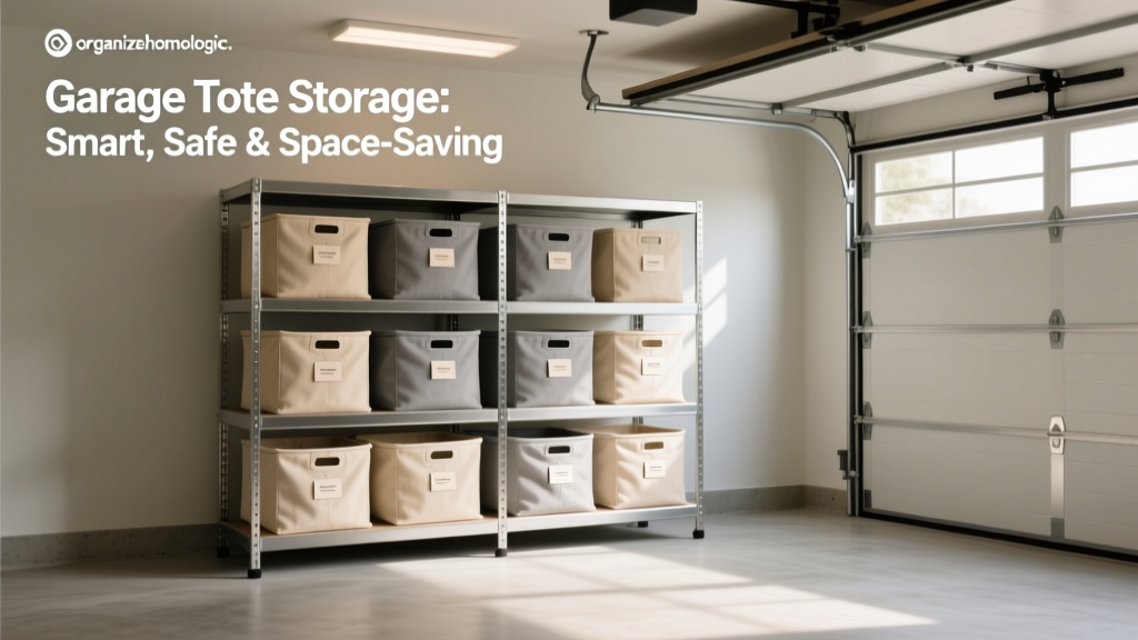 Garage Tote Storage: Smart, Safe & Space-Saving
