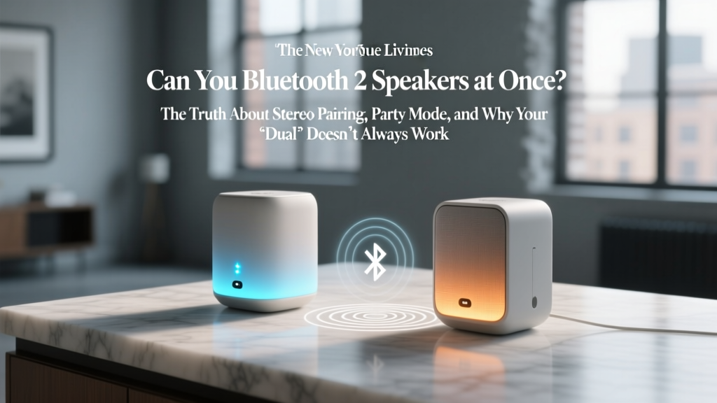 Bluetooth 2 Speakers at Once: What Actually Works