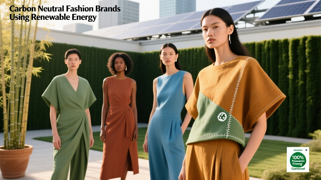Carbon Neutral Fashion Brands Using Renewable Energy