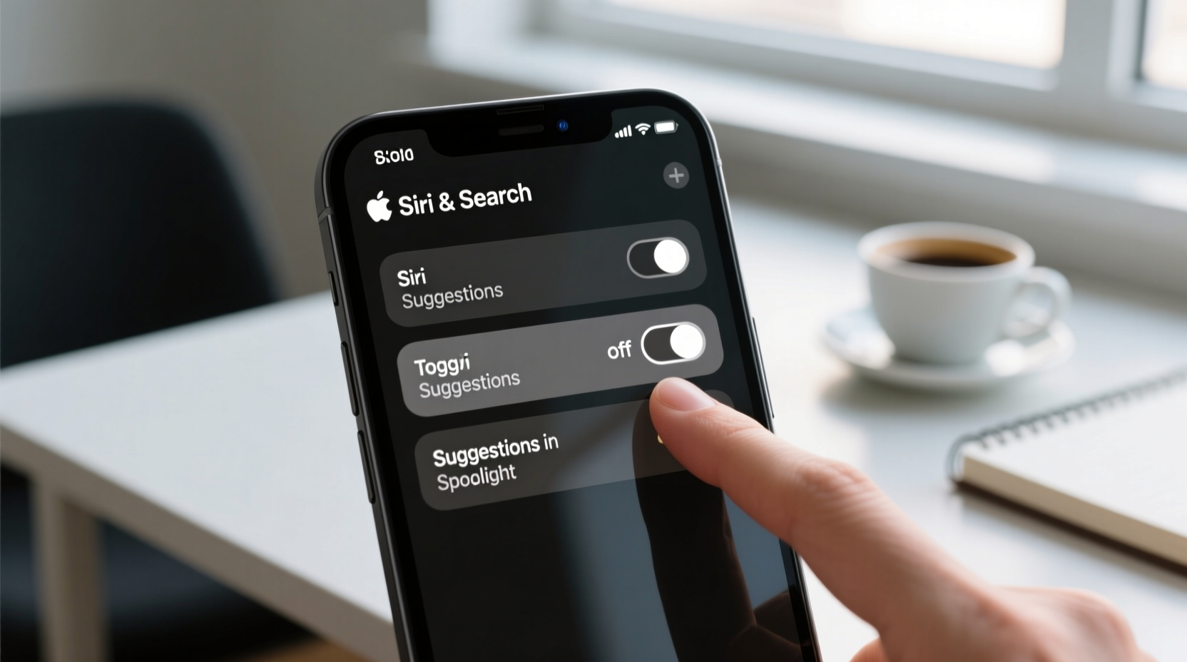 how to turn off siri suggestions