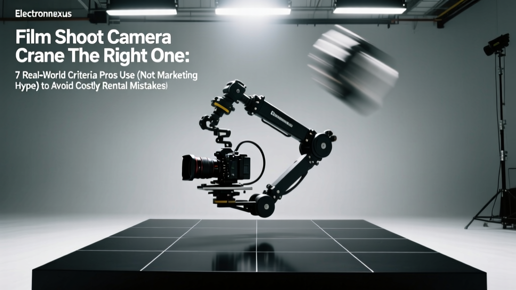Film Shoot Camera Crane The Right One: 7 Real-World Criteria Pros Use (Not Marketing Hype) to Avoid Costly Rental Mistakes