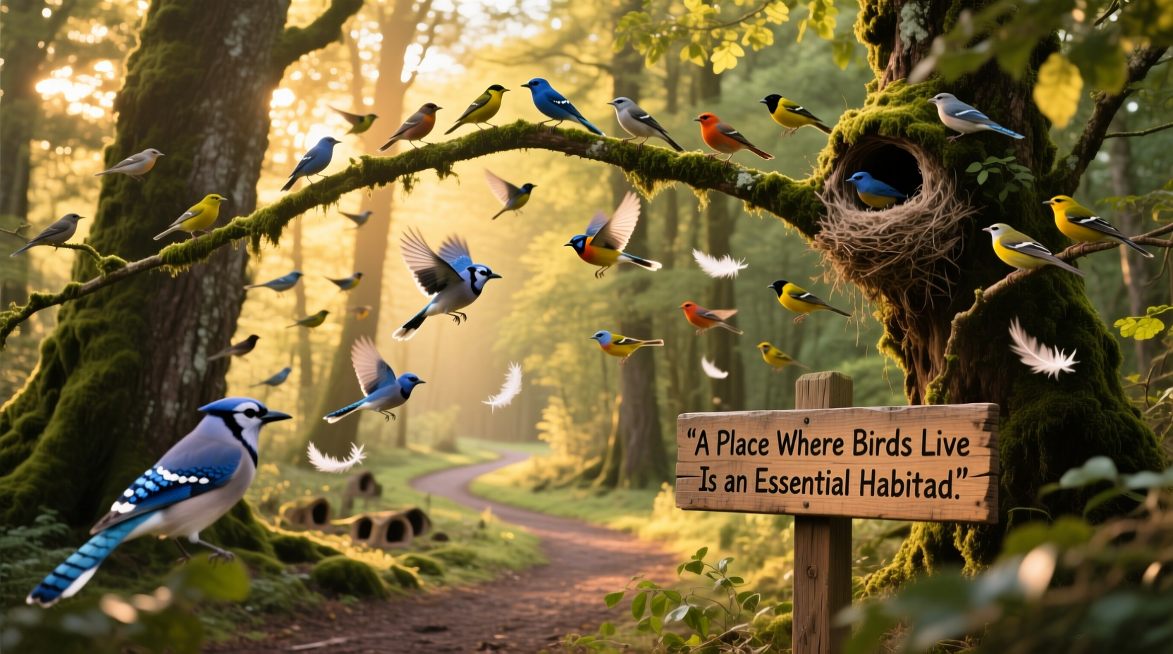 a place where birds live is an