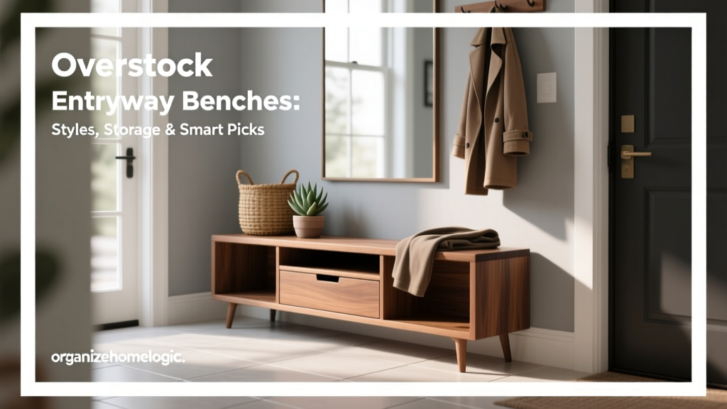 Overstock Entryway Benches: Styles, Storage & Smart Picks