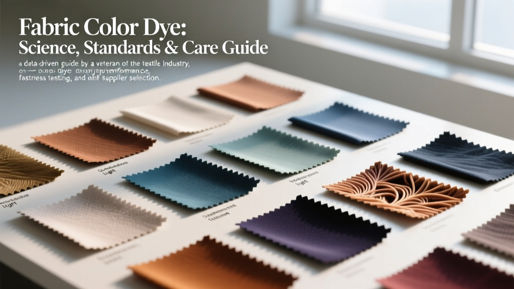 Fabric Color Dye: Science, Standards & Care Guide