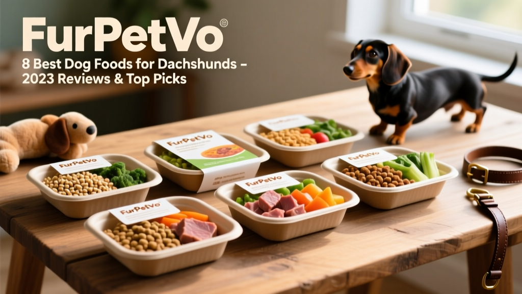 Fresh, colorful FurPetVo meal portions in eco-friendly packaging, ready to serve