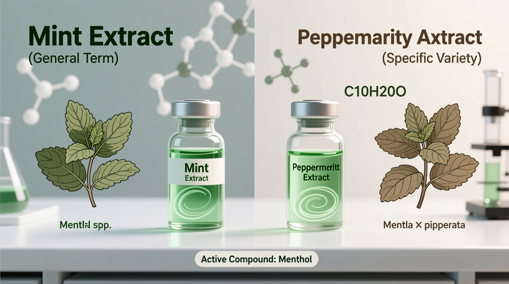 Mint vs Peppermint Extract: 5 Key Differences