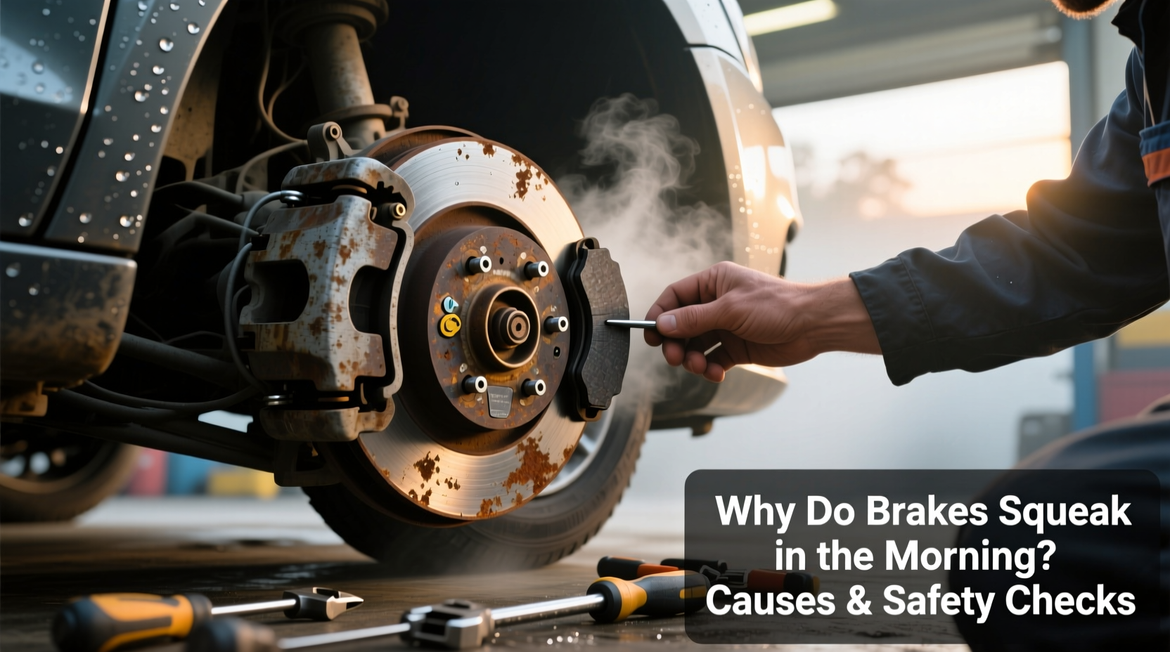 why do my brakes squeak in the morning causes and safety checks