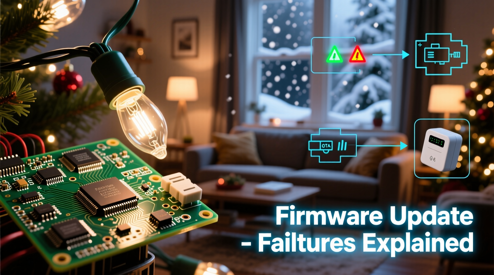 why do some smart christmas lights fail after firmware updates