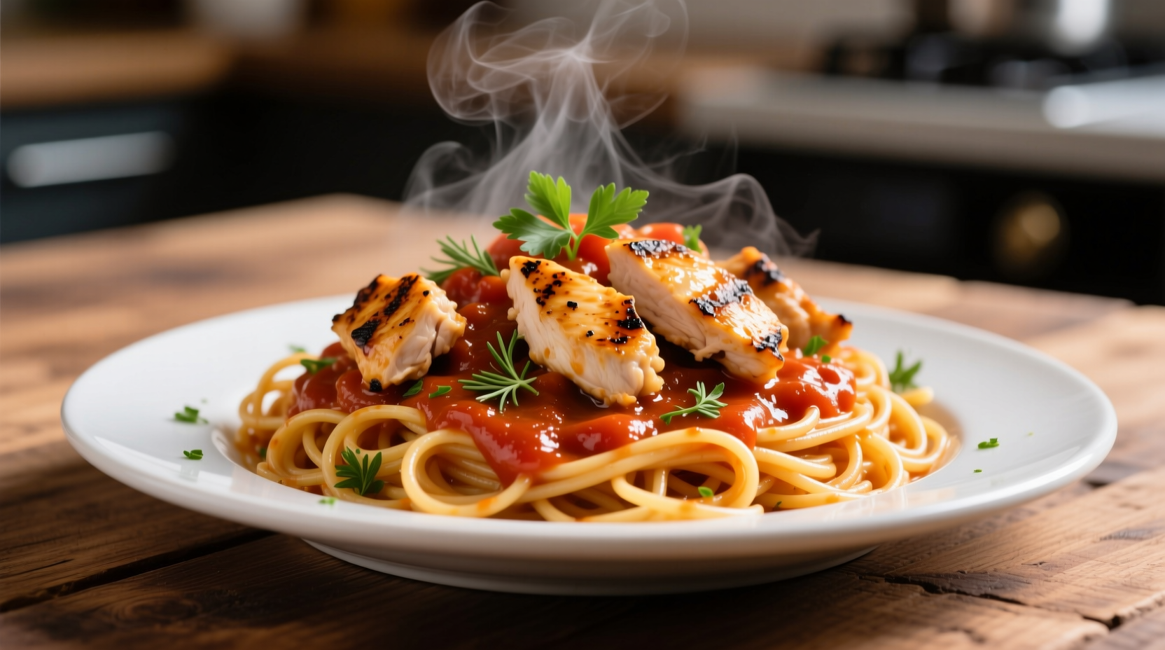 Perfect Tomato Sauce Pasta with Chicken Recipe in 30 Minutes