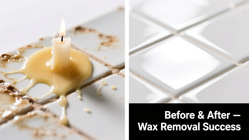 How to Remove Candle Wax from Ceramic Surfaces