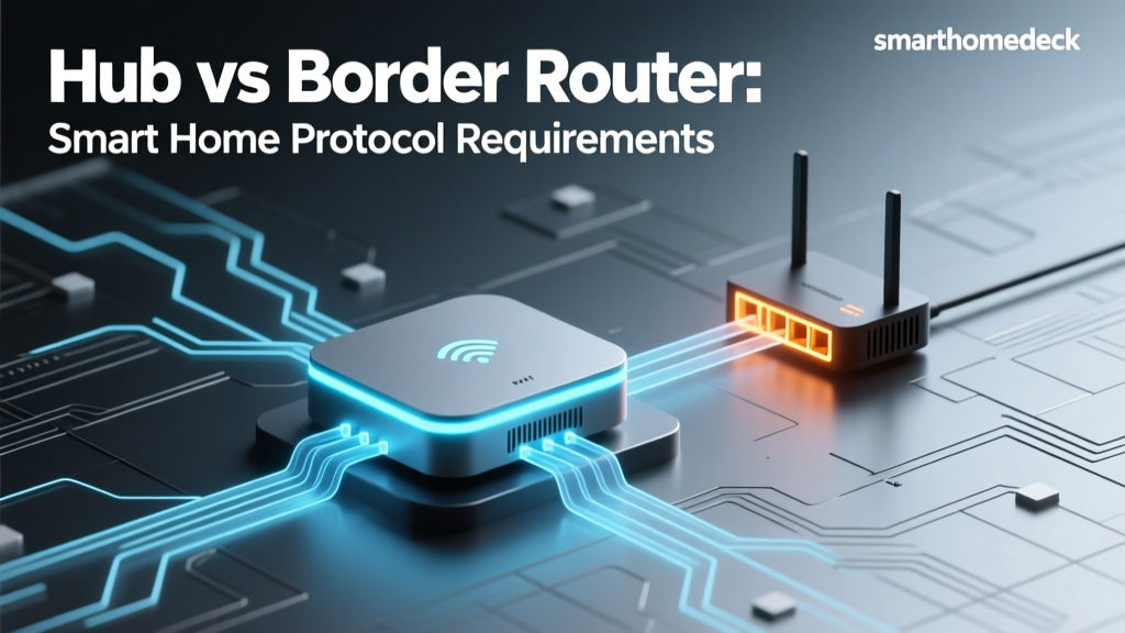 Hub vs Border Router: Smart Home Protocol Requirements